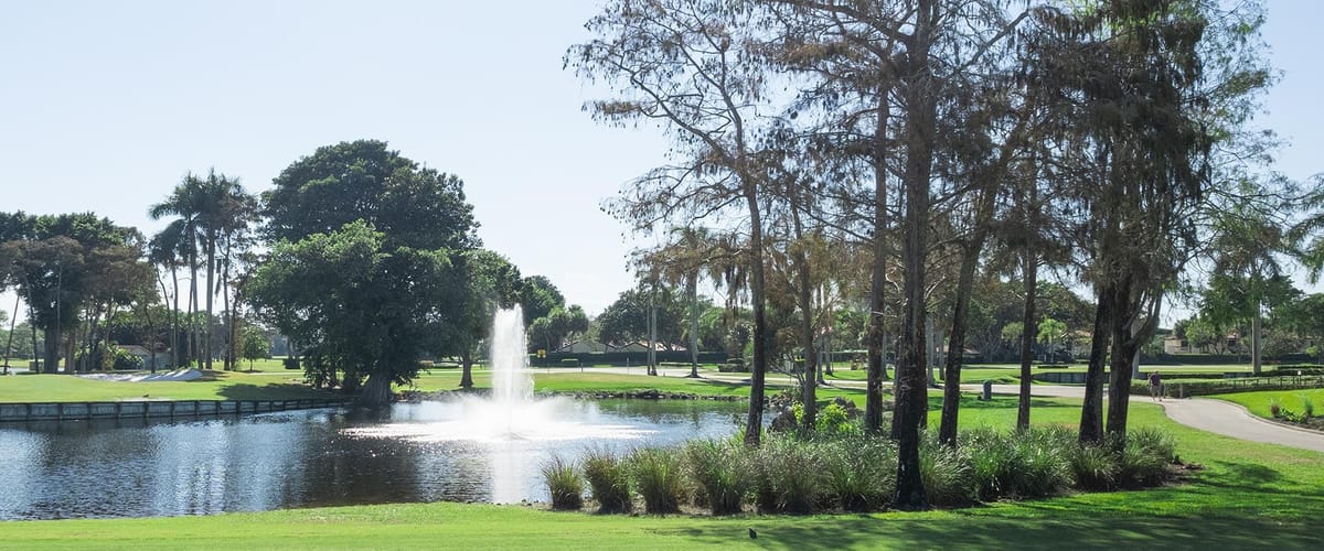 Boca Lago Country Club golf course view